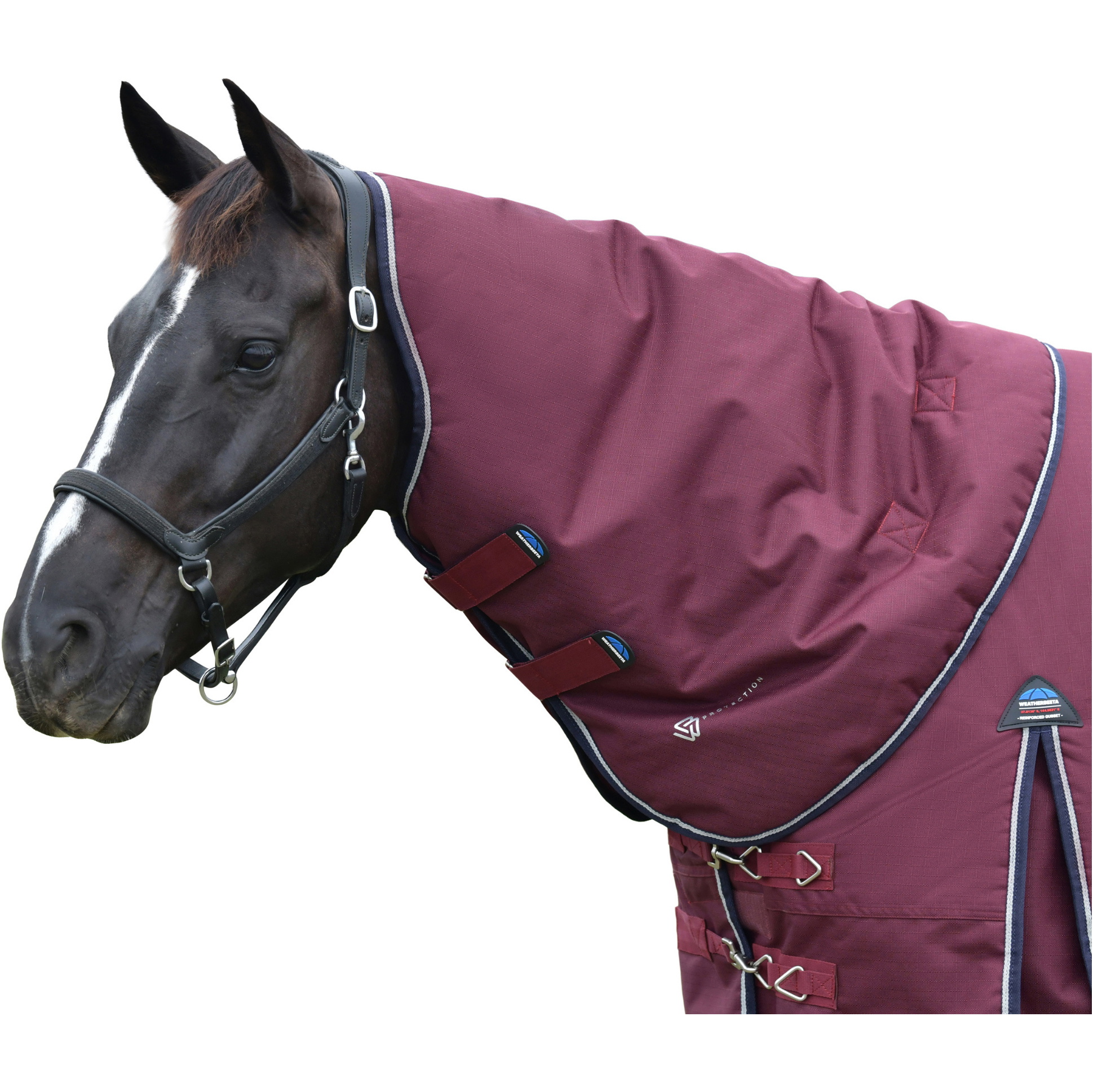 2025 Weatherbeeta Comfitec Essentiell Sich Herausstellen Nacken Abdeckung 1029024 - Burgundy